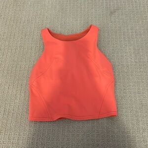 Lululemon Align™️ High-Neck Tank Top, size 2, bright orange.